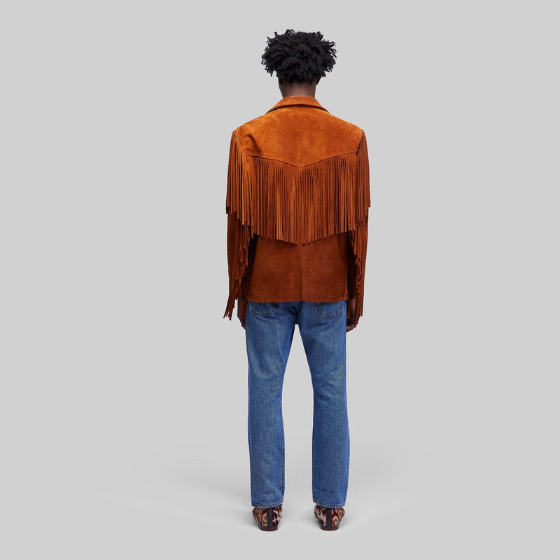 Suede Fringed Jacket – RES IPSA