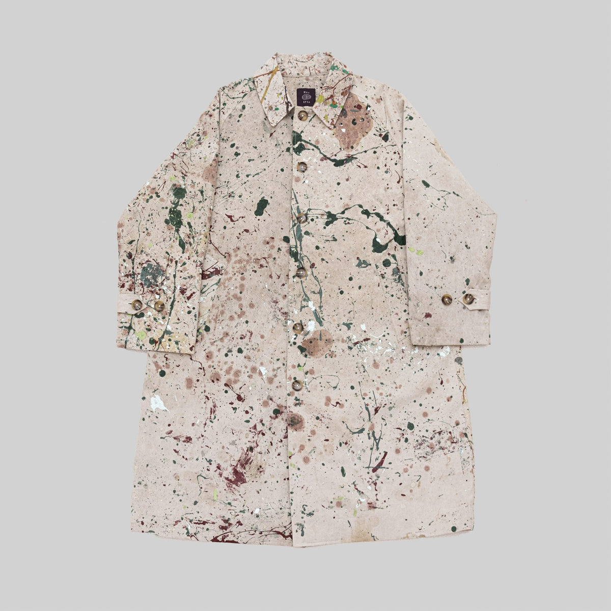 Vintage Canvas Paint Splatter Coat - RES IPSA