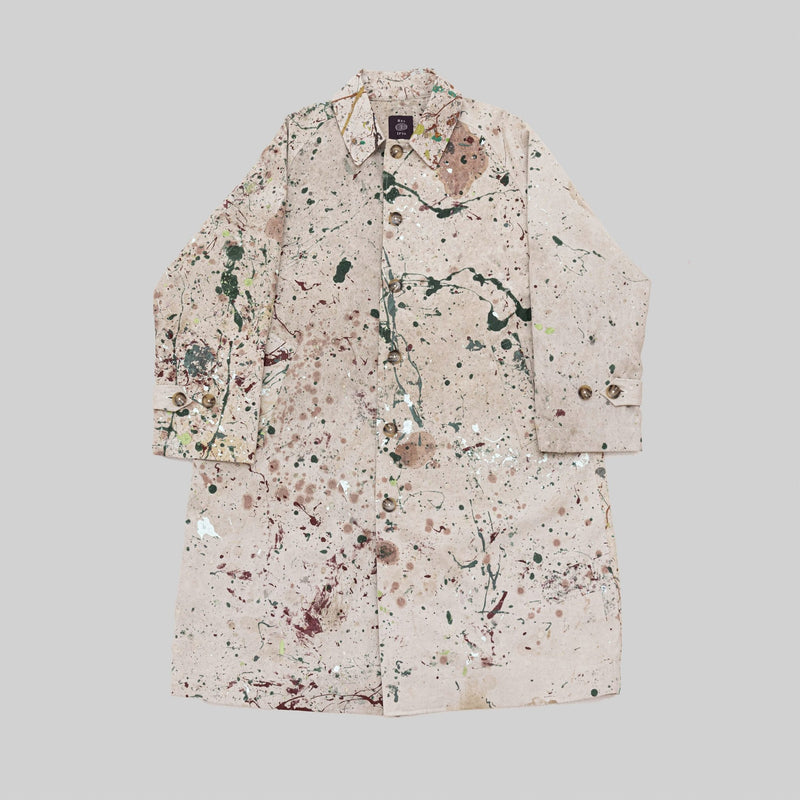 Vintage Canvas Paint Splatter Coat - RES IPSA
