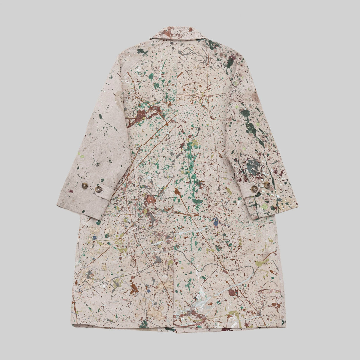 Vintage Canvas Paint Splatter Coat - RES IPSA