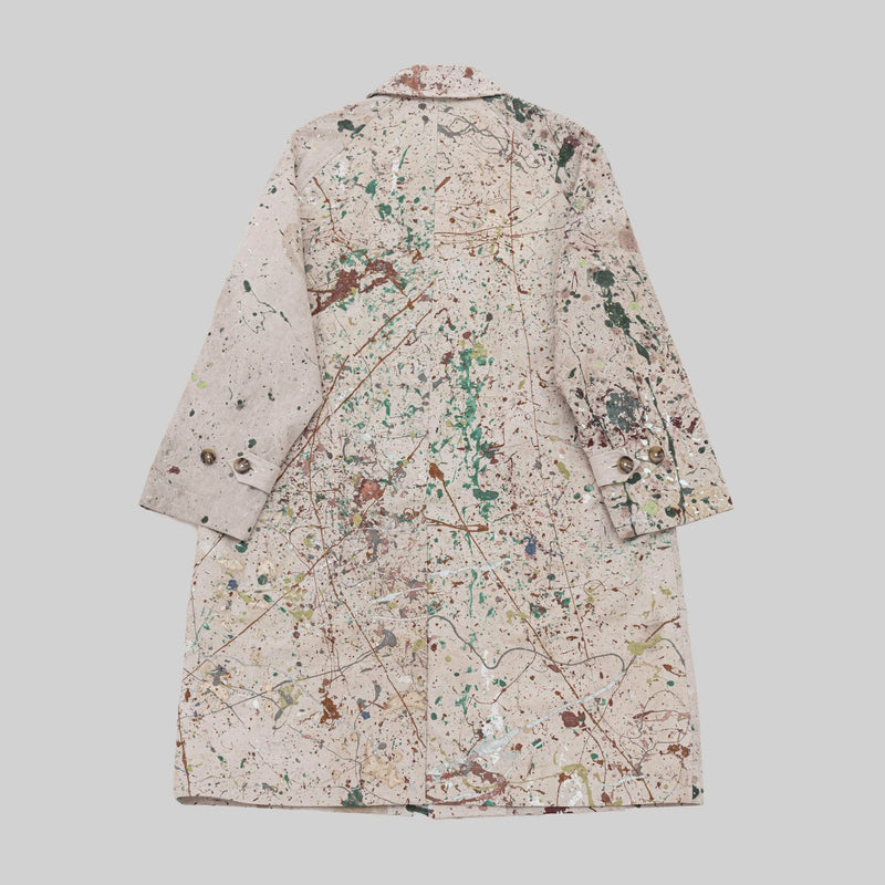 Vintage Canvas Paint Splatter Coat - RES IPSA