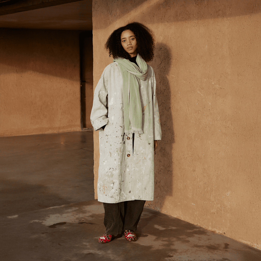 Vintage Canvas Paint Splatter Coat - RES IPSA