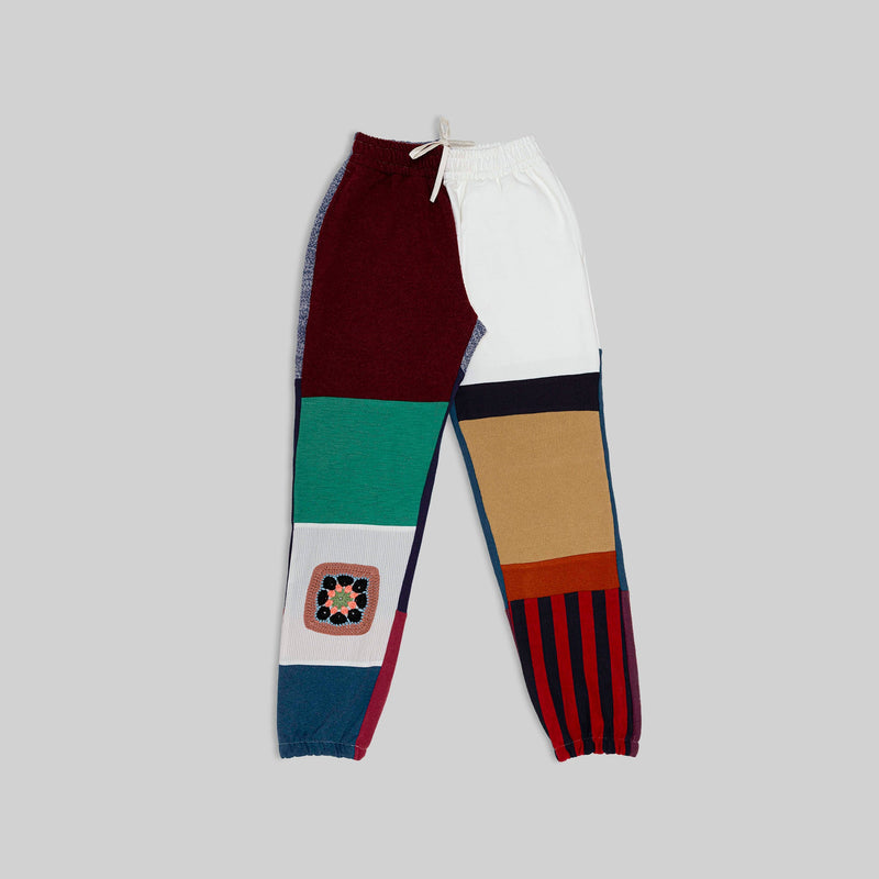 Vintage Knit Patchwork Pants - RES IPSA