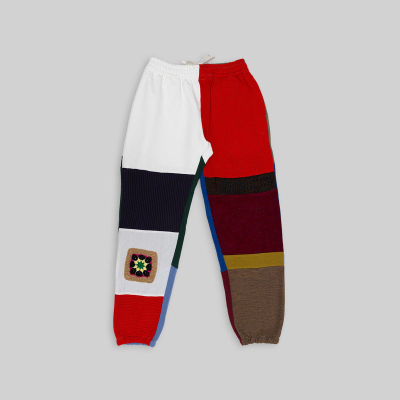 Vintage Knit Patchwork Pants - RES IPSA