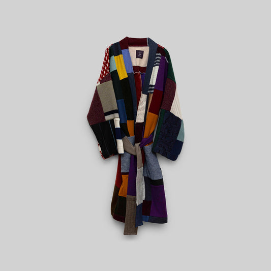 Vintage Knit Patchwork Robe - RES IPSA