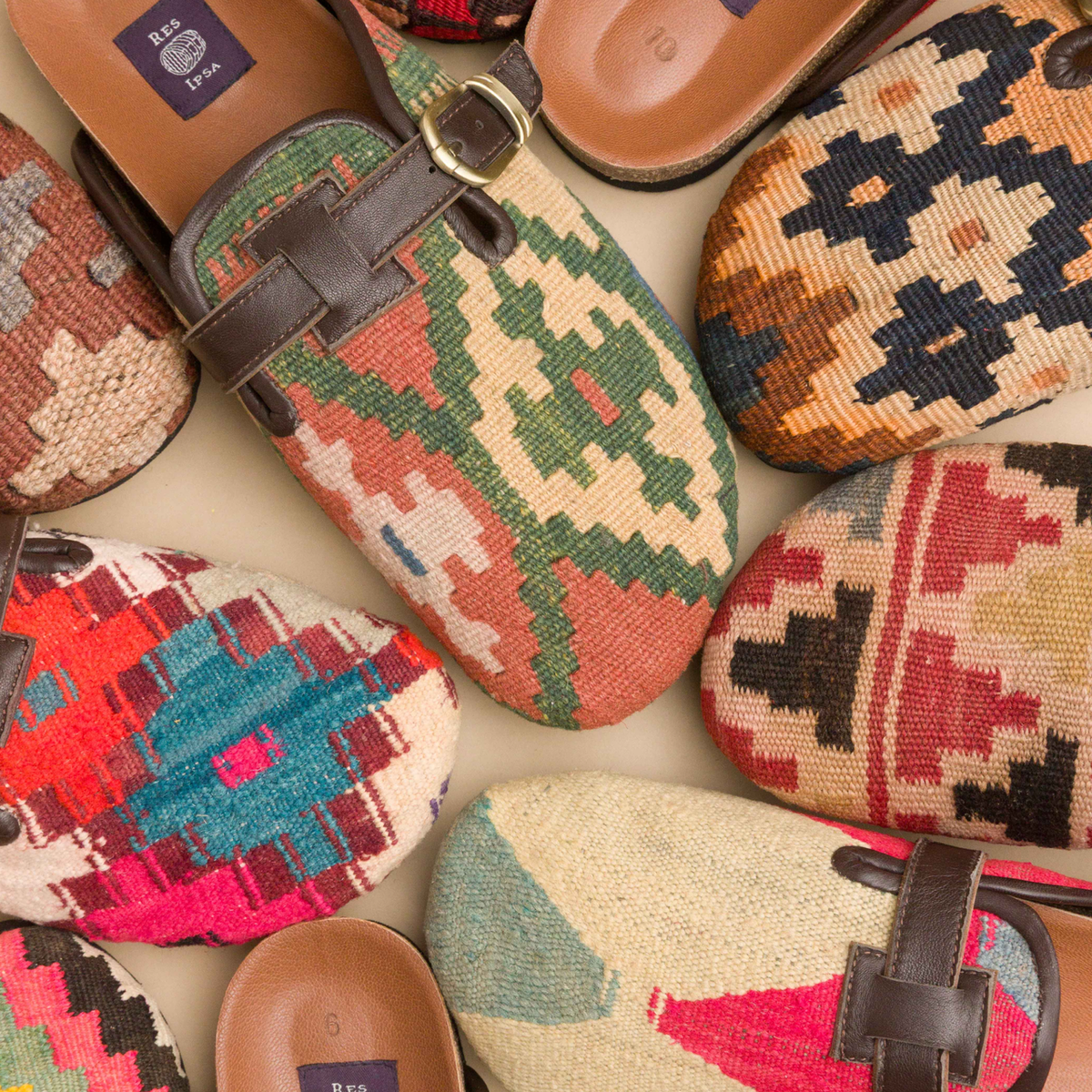 Women's Kilim Clog Size 8 - RES IPSA