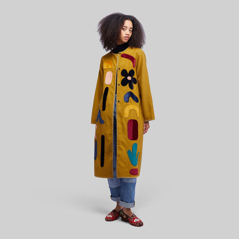 Wool Appliqué Coat - RES IPSA