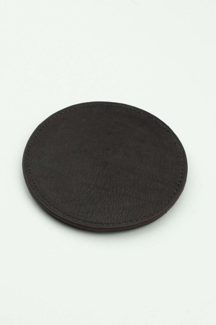 Natural Cowhide Coaster Assorted Tones Set of 8 pcs Drink Coasters Round  Leather 4.5