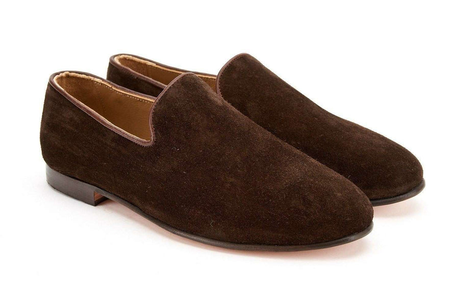 Espresso Suede Loafers - RES IPSA