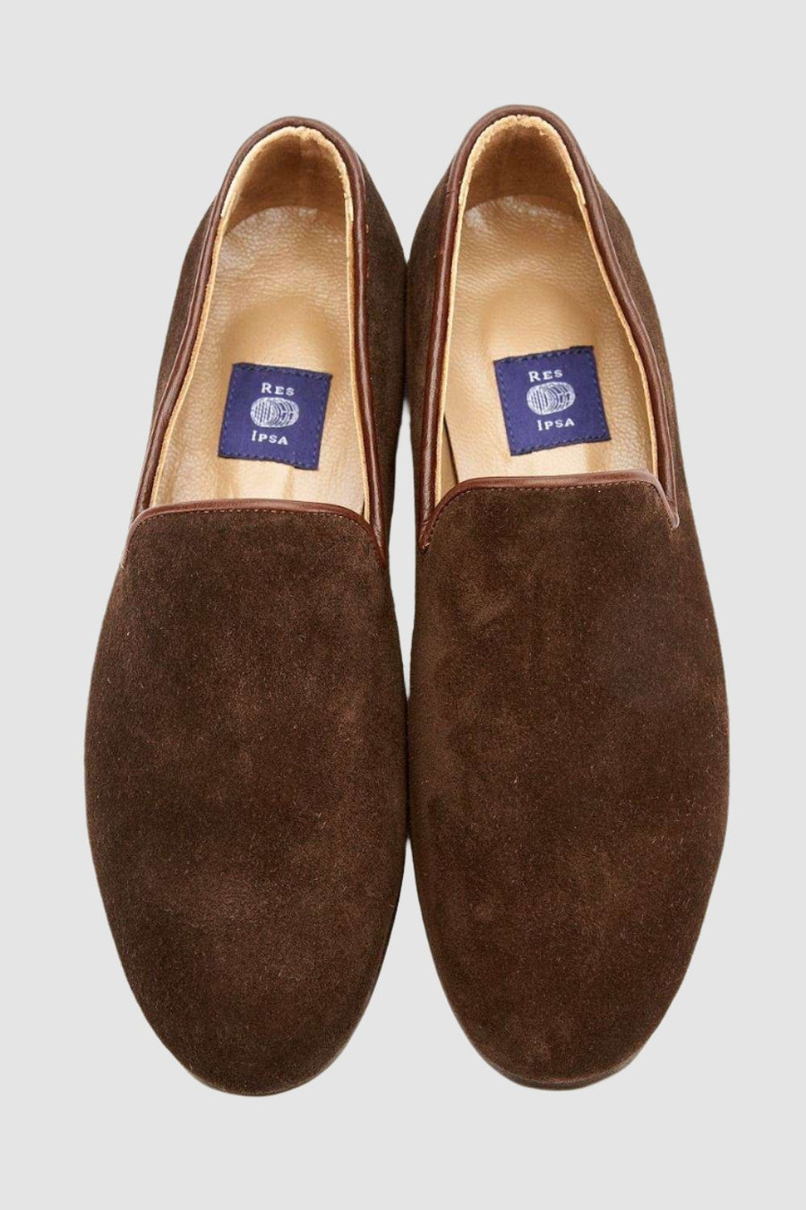 Espresso Suede Loafers - RES IPSA