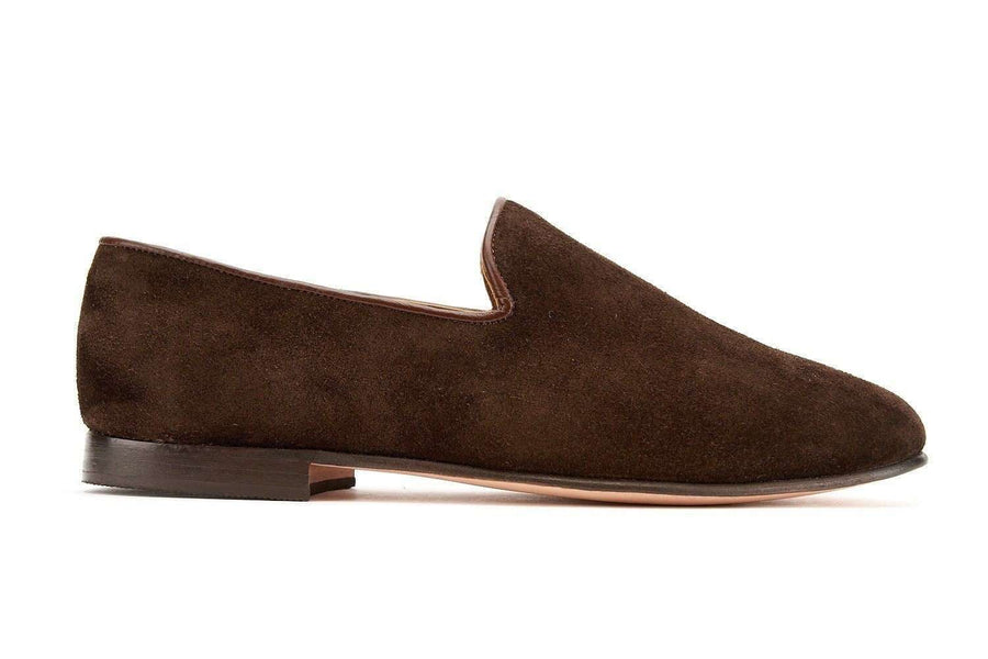 Espresso Suede Loafers - RES IPSA