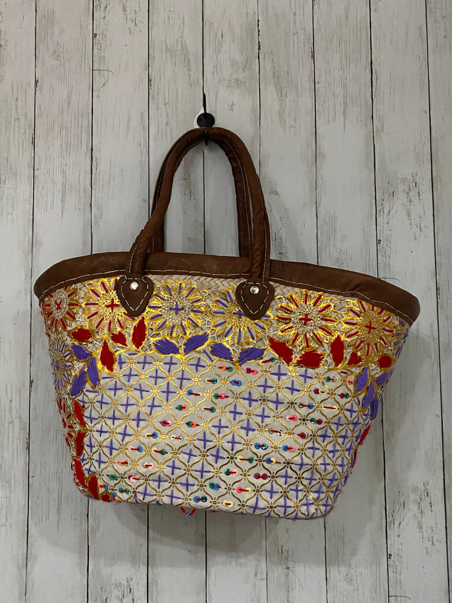 Moroccan Silk Tote Bag #4