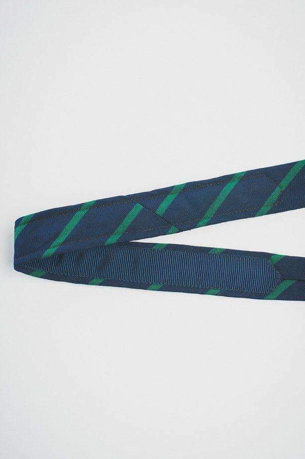 NAVY MOGADOR WITH GREEN STRIPE - RES IPSA