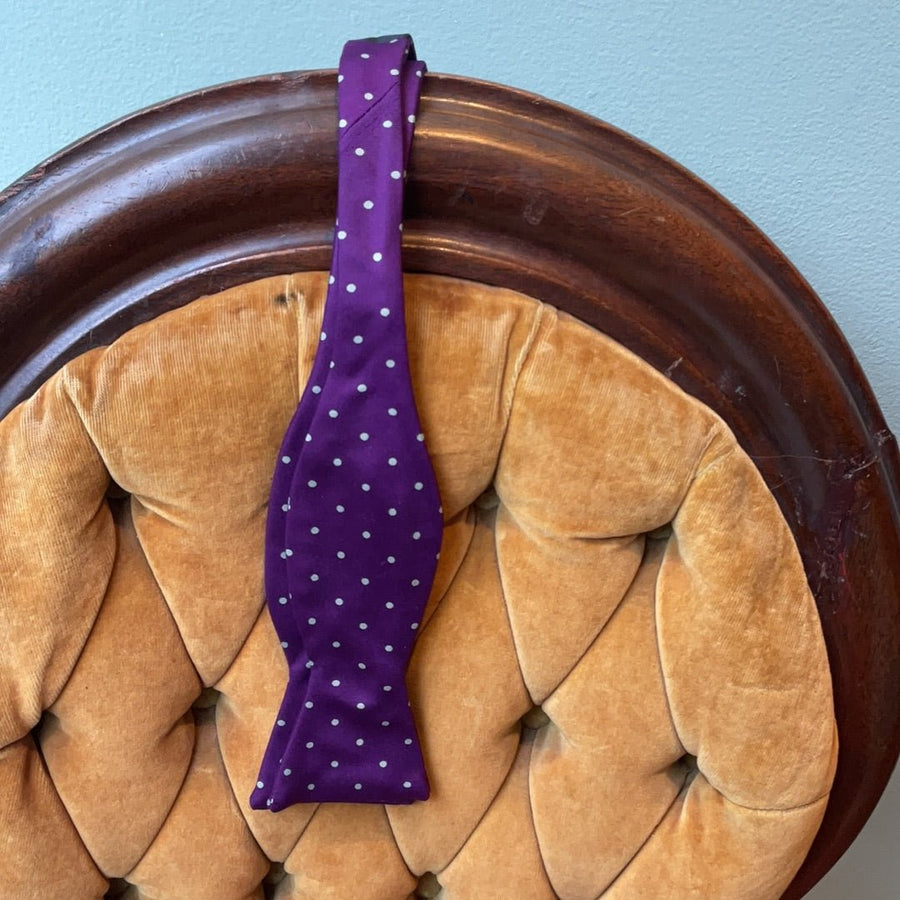 Purple bow with White Dots - RES IPSA