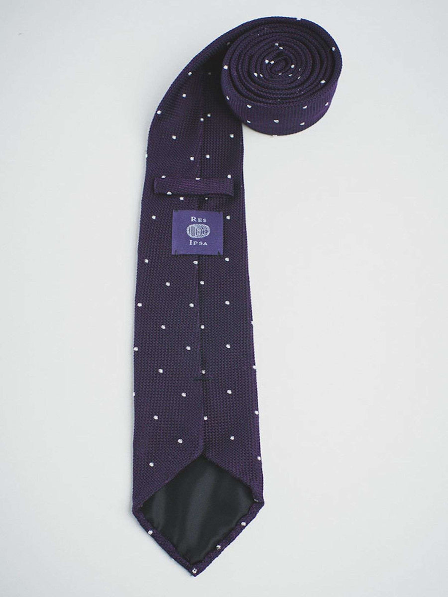 PURPLE GRENADINE WITH WHITE DOTS - RES IPSA