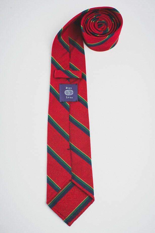 RED MOGADOR WITH DOUBLE STRIPE - RES IPSA
