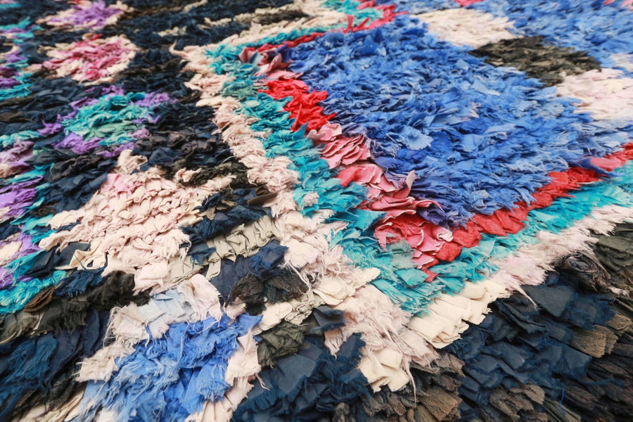 Vintage Berber Boucherouite Rug #1 - RES IPSA