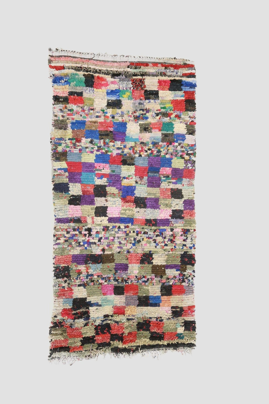 Vintage Berber Boucherouite Rug #4 - RES IPSA