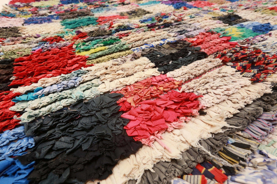 Vintage Berber Boucherouite Rug #4 - RES IPSA