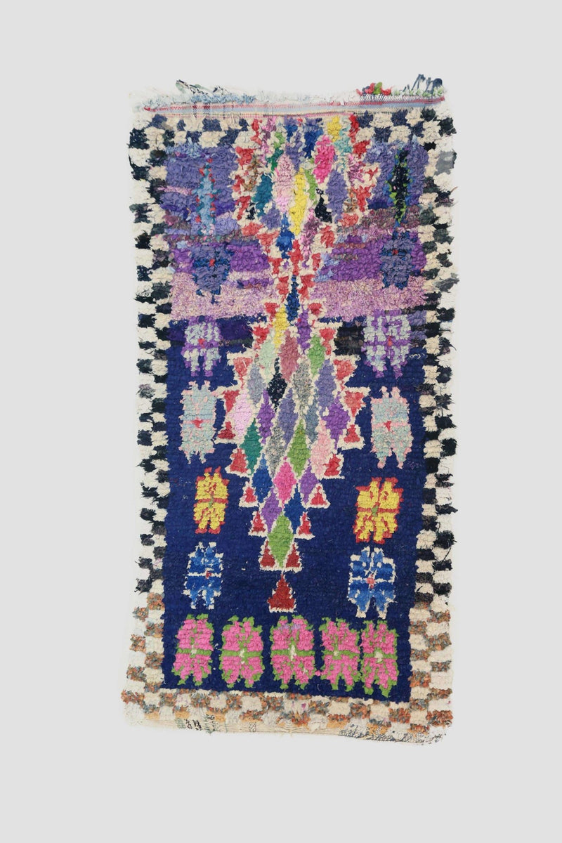 Vintage Berber Boucherouite Rug #6 - RES IPSA