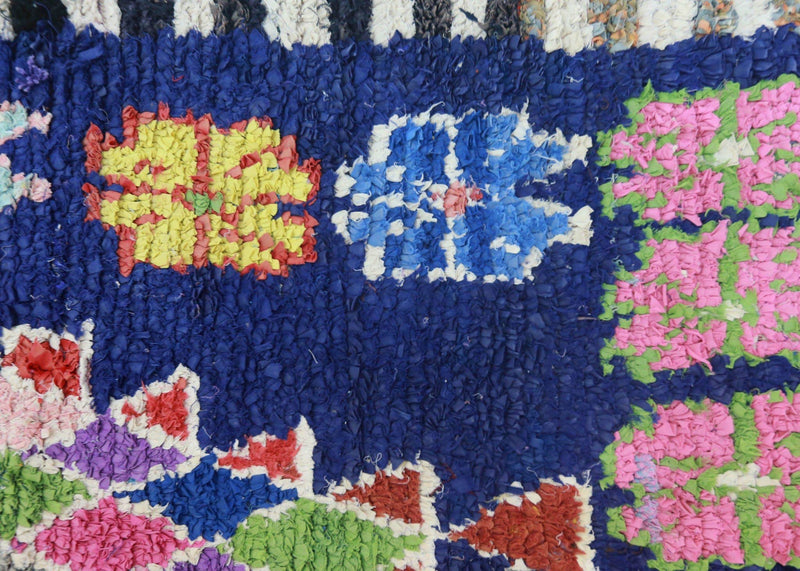 Vintage Berber Boucherouite Rug #6 - RES IPSA