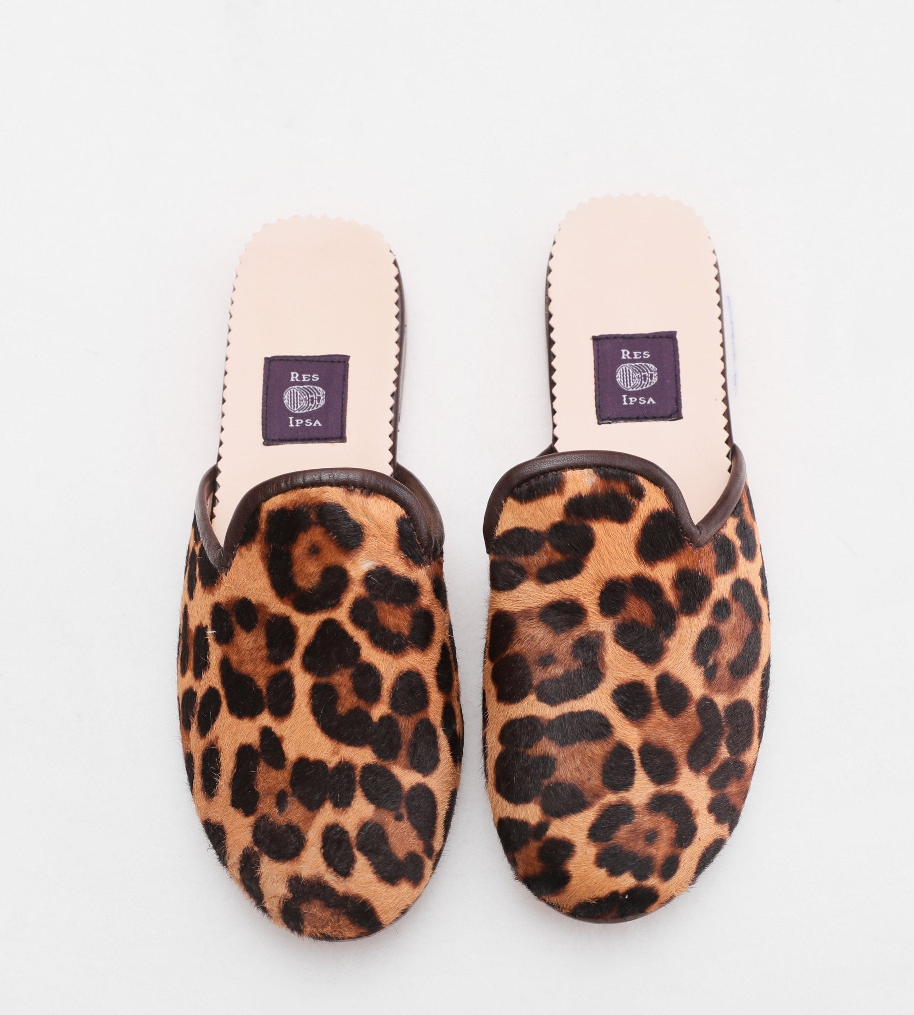 Cowhide mules outlet